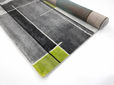 Geometric Grey Green 555 BONITA Rug