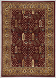 Red Isfahan Pattern Rug