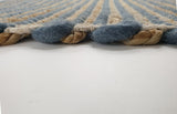 Oslo Blue Wool&Jute Rug