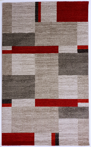Beige and Rust 467 Rug