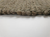 Plain Jute Grey Rug