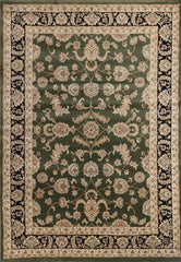 Oriental Julian Green Black Rug - RugsAU