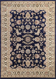 Oriental Julian Navy Cream Rug - RugsAU