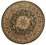 Circle Green Rug by RugsAU