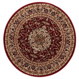 Round Red Rug