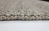 MONUMENT LOOPS WOOL RUG  (Mixed Grey Cream)