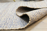 ์Navy Jute Oslo Rug - RugsAU