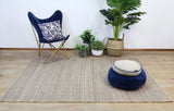 ์Navy Jute Oslo Rug - RugsAU