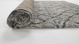 Bohemian Grey fluffy 5184 Rug