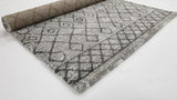 Bohemian Grey fluffy 5184 Rug