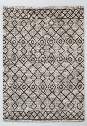 Sophia 5184 Beige Shag Rug