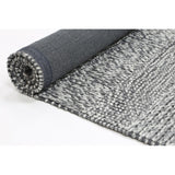 MIXED CHARCOAL WOOL RUG 2 - RugsAU