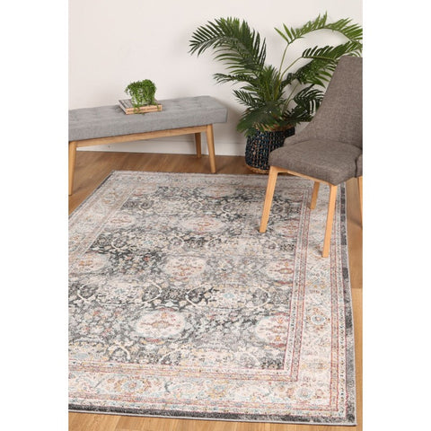 Grey Isfahan Design Rug 1