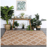 Natural Trellis Artisan Jute Rug - RugsAU