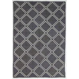 Grey Trellis Artisan Jute Rug - RugsAU