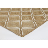 Natural Trellis Artisan Jute Rug - RugsAU