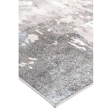 Bergen Washed Out Abstract Blue White  Rug 2