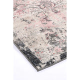 BRISTOL PINK & BLACK DIAMOND PATTERN BRIS7 RUG