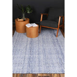 BLUE WOOL RUG