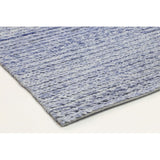 MIXED BLUE WOOL RUG 1