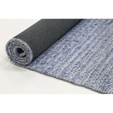 MIXED BLUE WOOL RUG 1