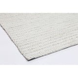 WHITE WOOL RUG 1