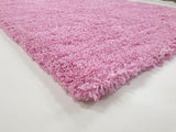 Pink Fiona Shaggy Rug - RugsAU