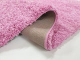 Pink Fiona Shaggy Rug - RugsAU