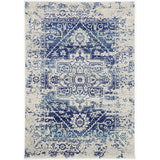 Navy Blue Traditional Delicate 21 Rug