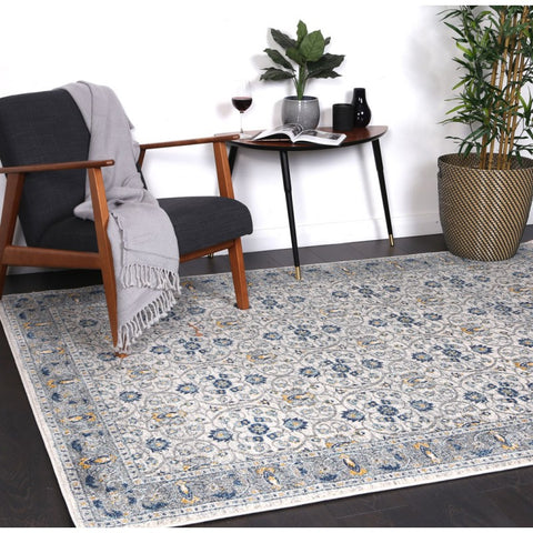 Adana Blue Grey Art 03 Rug