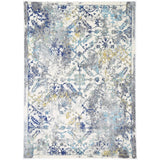 Vintage Blue Yellow 04 Rug