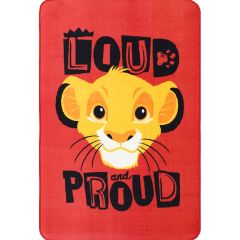 Simba Loud and Proud - Lion Kids Rug