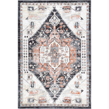 Cream Terracotta Persian Pattern Rug 03