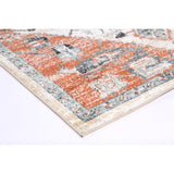 Terracotta Persian Pattern Rug 04