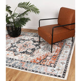 Rustic Blue Persian Pattern Rug 11