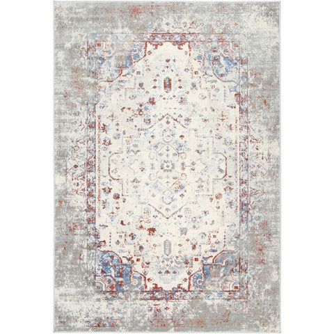 Expressions Red Blue Transitional 3 Rug