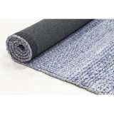 MIXED BLUE WOOL RUG 2