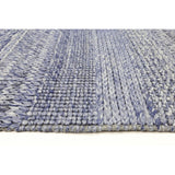 MIXED BLUE WOOL RUG 2