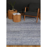 MIXED BLUE WOOL RUG 2