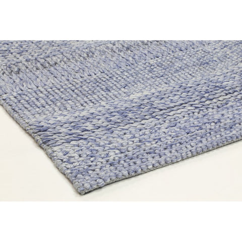 MIXED BLUE WOOL RUG 2