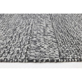 MIXED CHARCOAL WOOL RUG 2