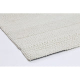 WHITE WOOL RUG 2