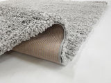 Grey Fiona Shaggy Rug - RugsAU