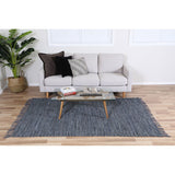 Gypsy Grey Leather Rug - RugsAU