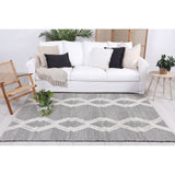 Himalaya Ivory Trellis Wool Rug - RugsAU