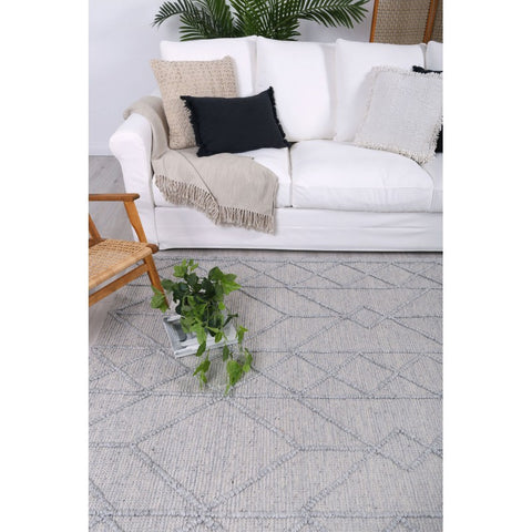 Awassi Grey Portland Wool Rug