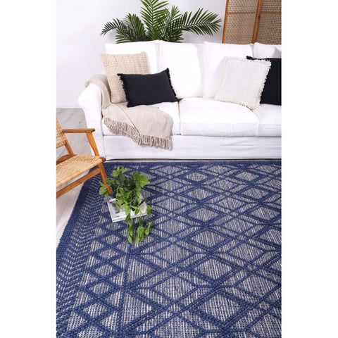 Awassi Blue Wool Rug 700 Rug