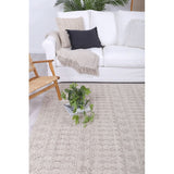 Himalaya Natural Geometric Wool Rug - RugsAU