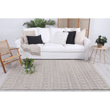 Himalaya Natural Geometric Wool Rug - RugsAU