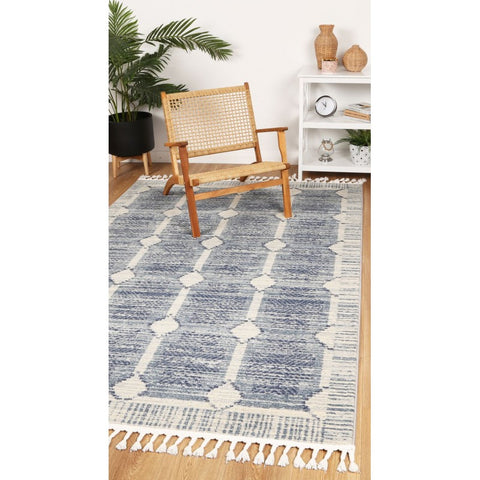 Blue Tribal Rug Inca06